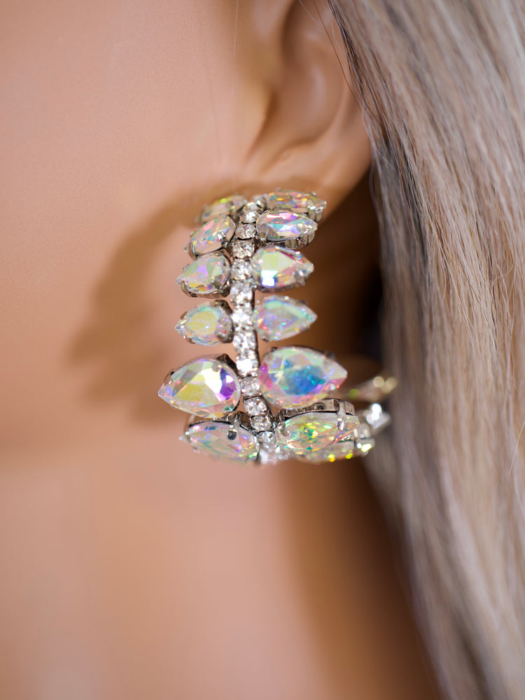 Iridescent Vine Earrings JW290