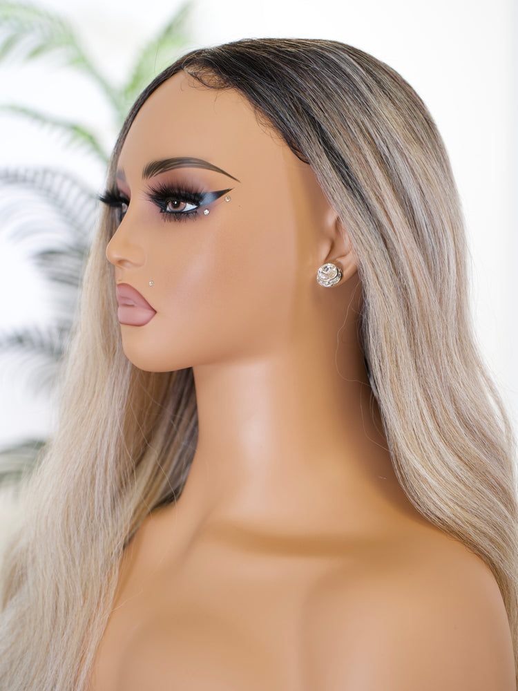 Halo Luxe Crystal Stud Earrings JW239