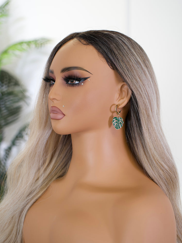 Green Leaf Earrings JW226