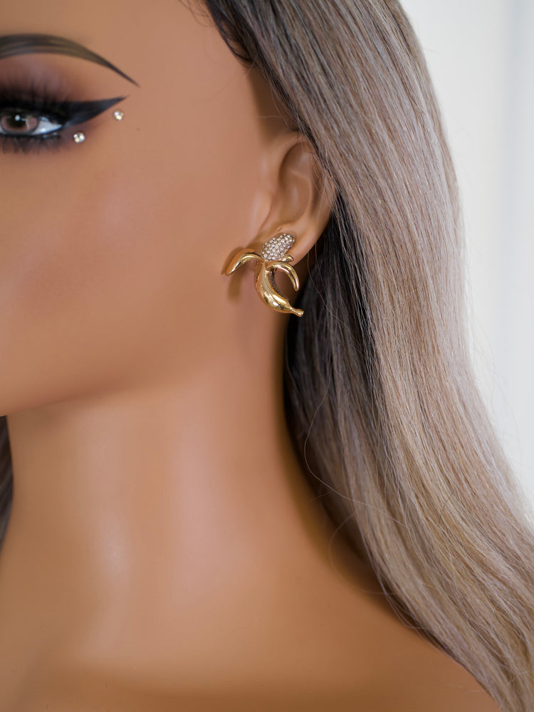 Golden Charm Earrings JW240