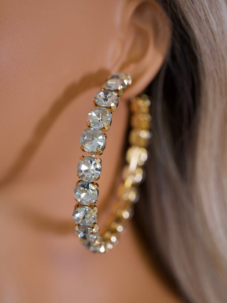 Golden Glow Hoops JW288