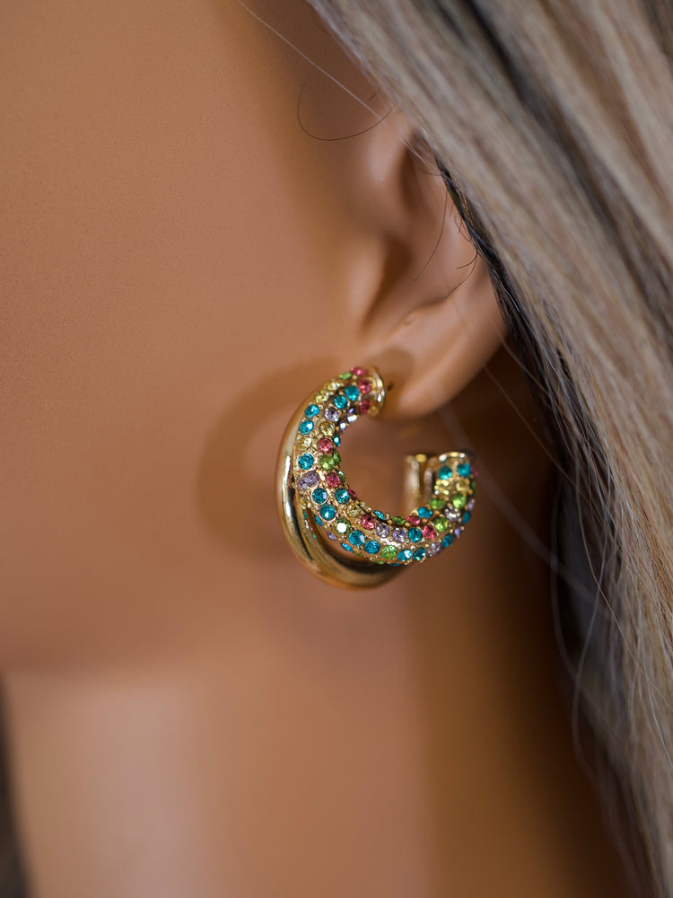 Carnival Luxe Mini Hoops JW151