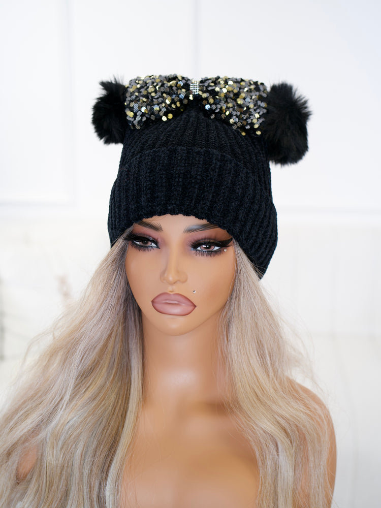 Starry Bow Beanie BB685