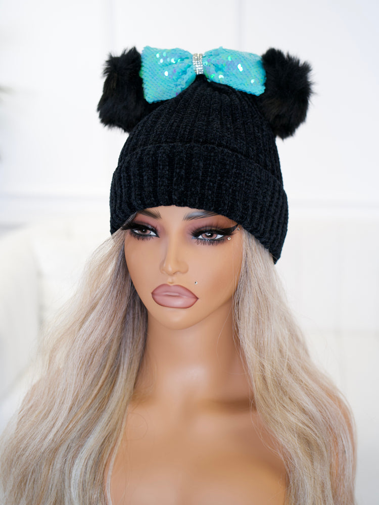 Icy Bow Beanie BB681