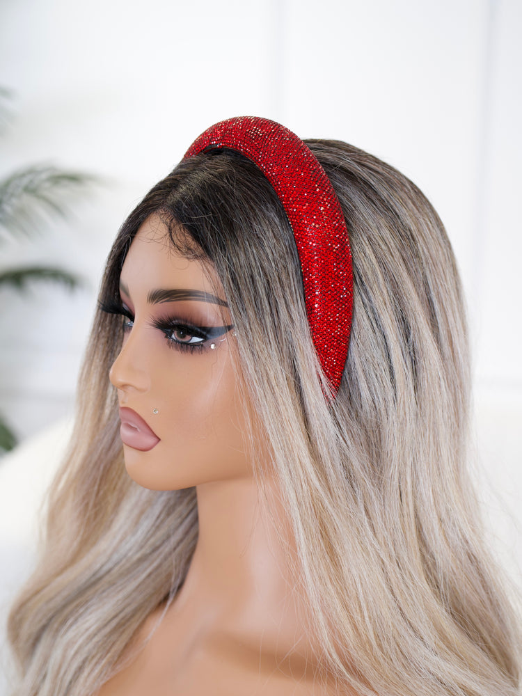 Red Crystal Headband BB718