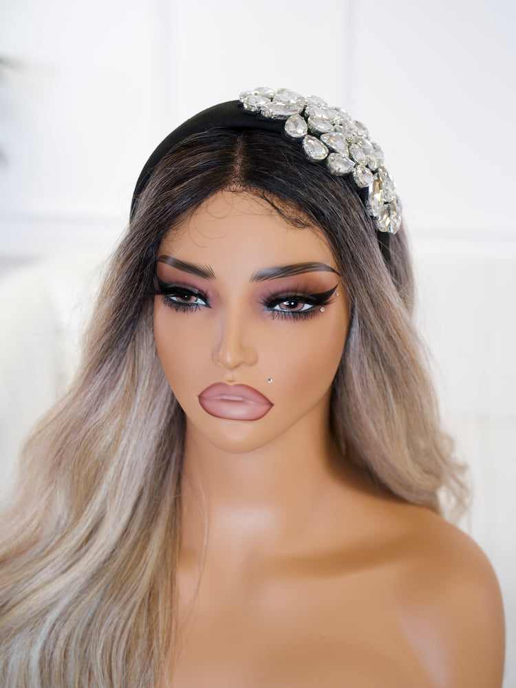 Black Bling Headband BB720