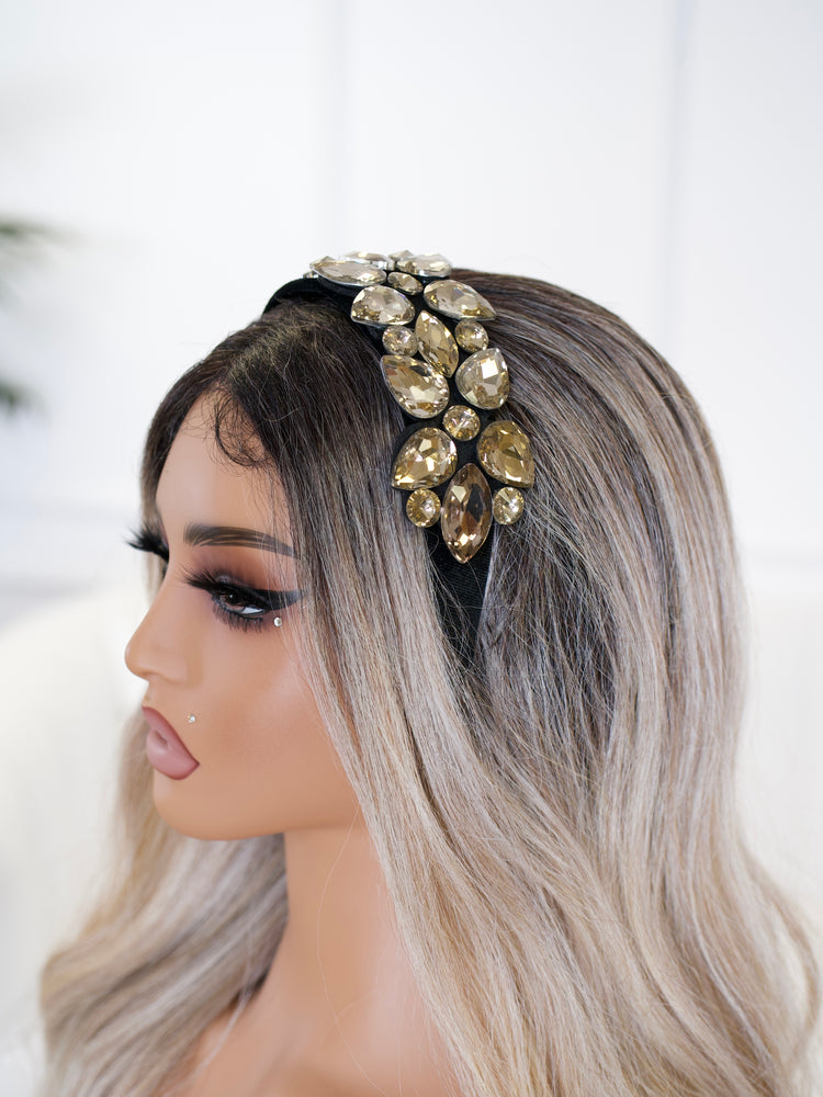 Gold Bling Headband BB721