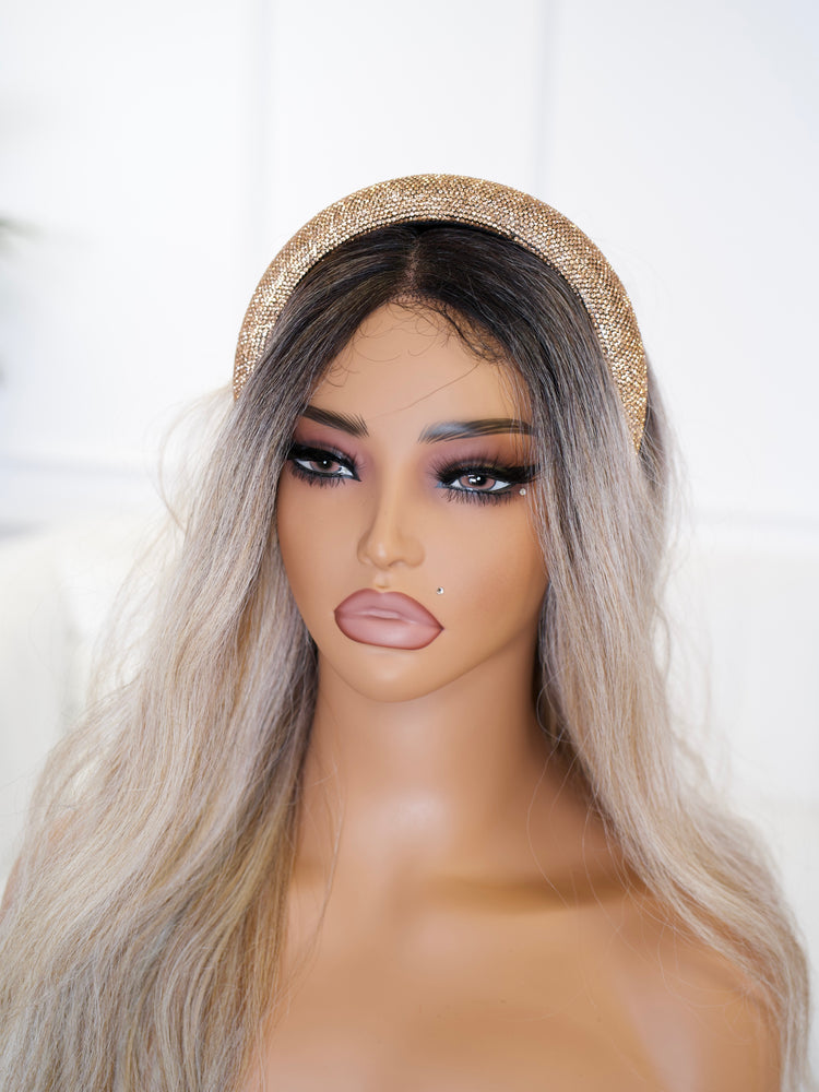 Rose Gold Crystal Headband BB716