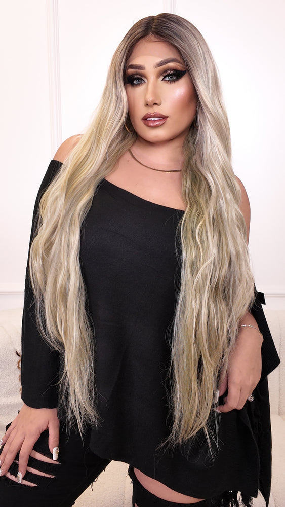 Silence Lace Front Wig (slight hints of green mixed in the blonde) *
