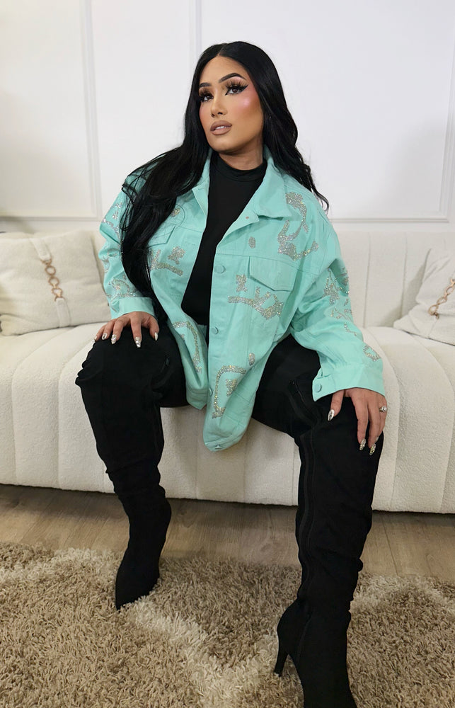 Call Me Teddy Crystal Jacket CL346