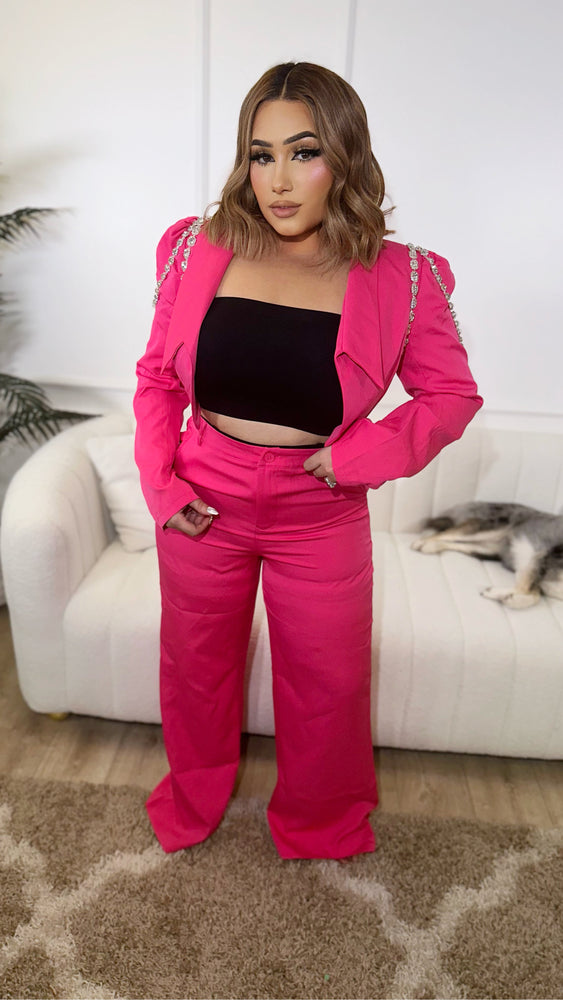 Dream On Pink Crystal Set (Plus Size) CL301