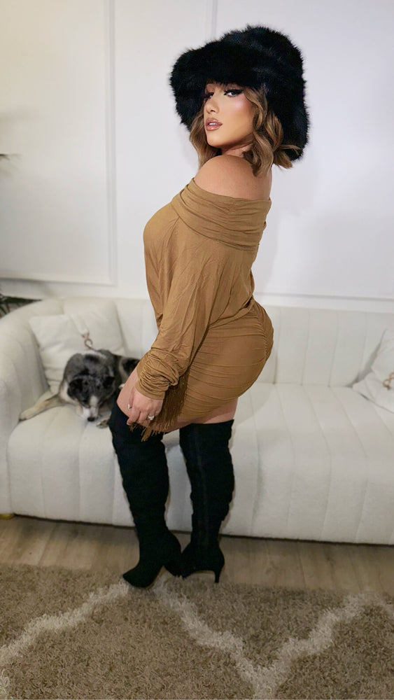 Gata Michu Michu Mocha Dress CL354