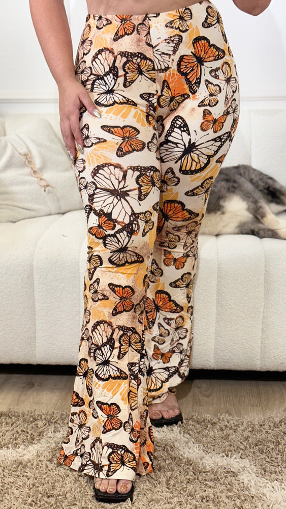 Mariposas Orange Pants CL296