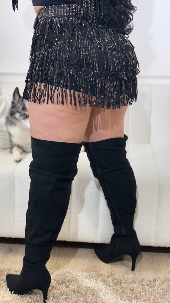 Fringetastic Crystal Skort CL219