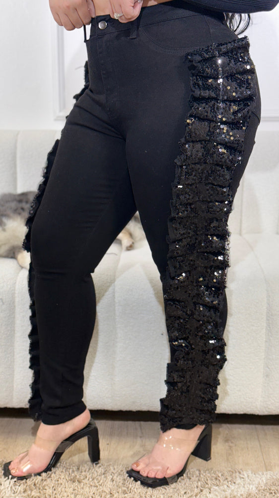 Oh Sparkles Sequins Jeans CL157