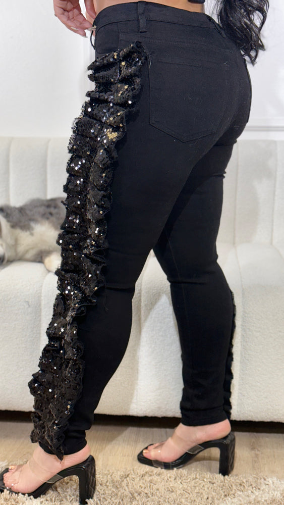 Oh Sparkles Sequins Jeans CL157
