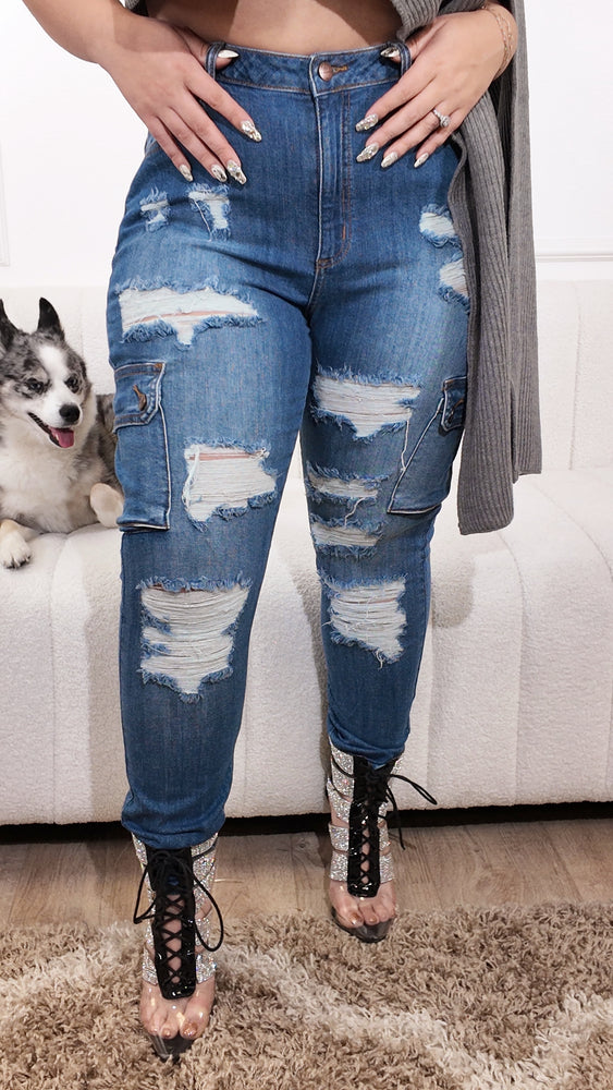 Plus Size Never Alone Jeans CL175