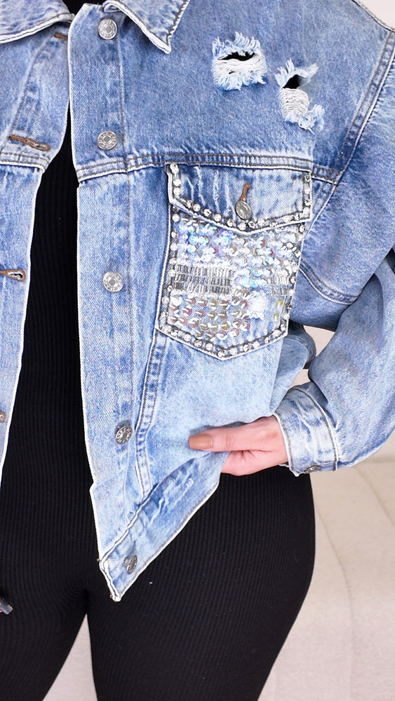 Hotline Bling Sequin Jacket CL363