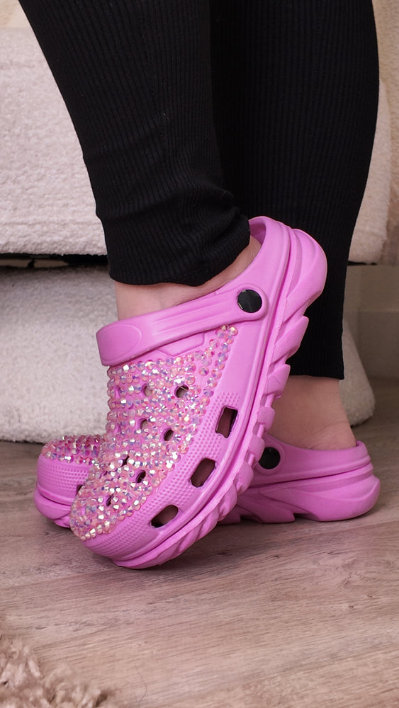 Pink Crystal Shoes SH39
