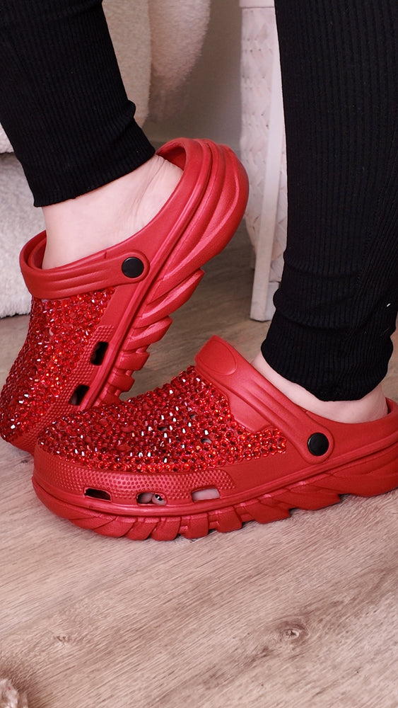 Red Crystal Shoes SH41