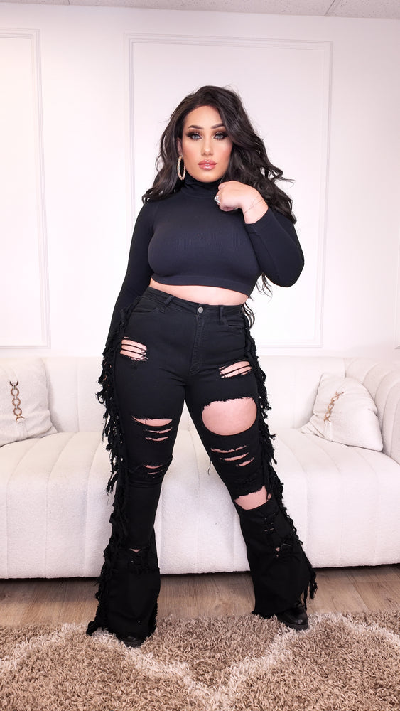 In Fringe Jeans CL168