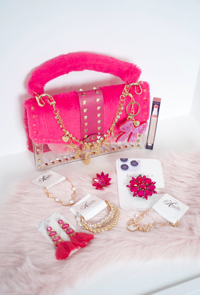 Hot Pink Purse Gift Set 01