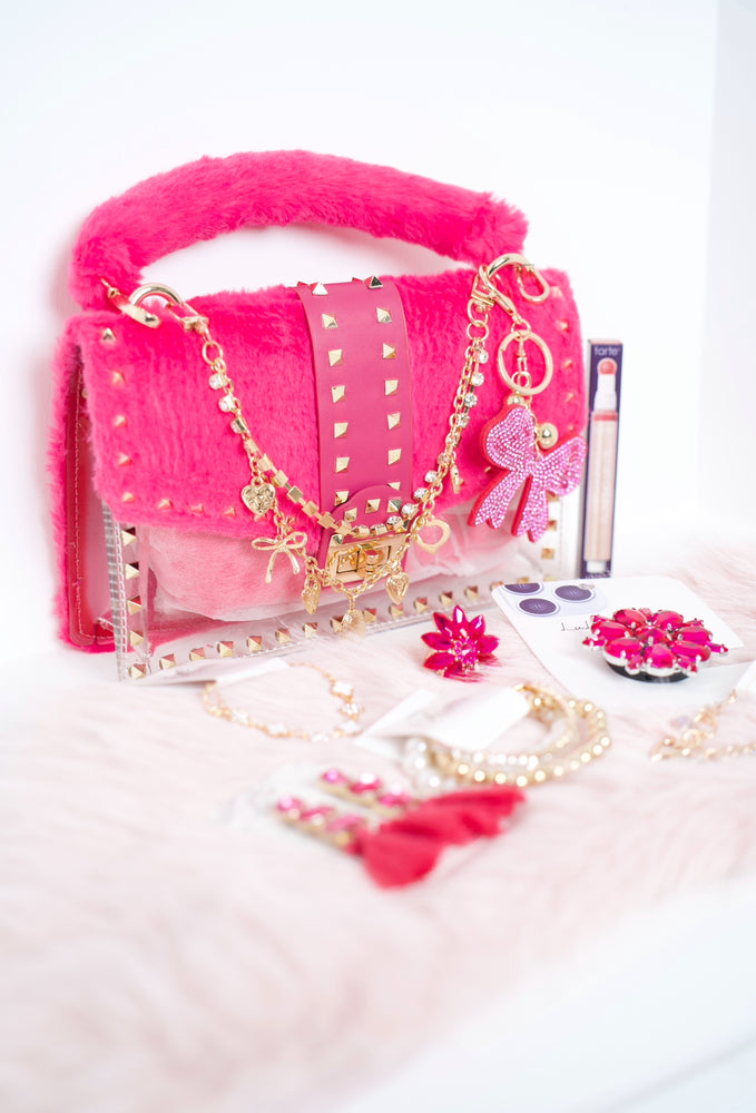 Hot Pink Purse Gift Set 01