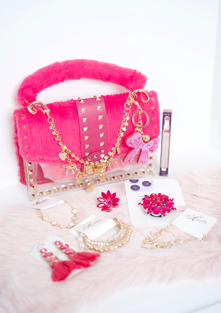 Hot Pink Purse Gift Set 01