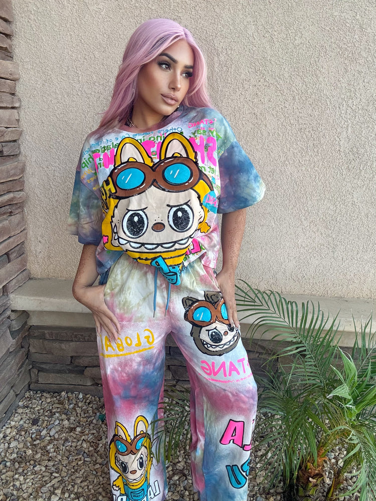 Lafufu Sequins Set Pink