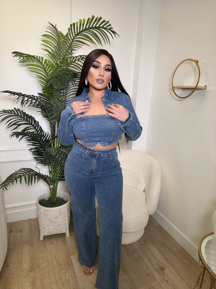 Full Crystal 3pc Set CL994