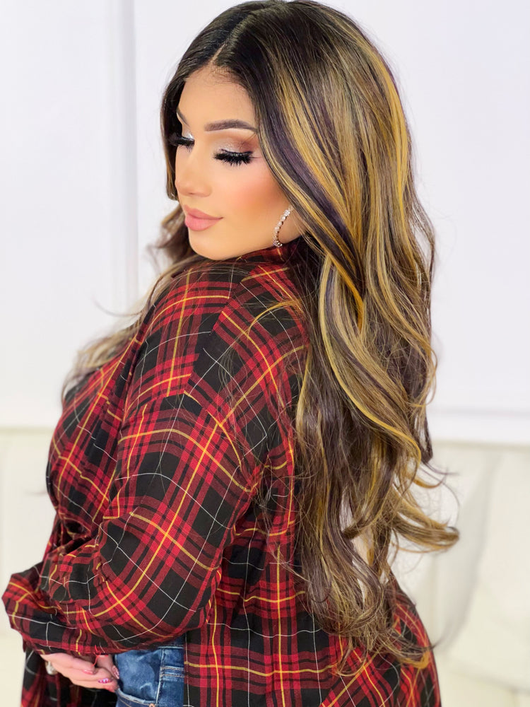 University Lace Front Wig (Hints of Purple) *