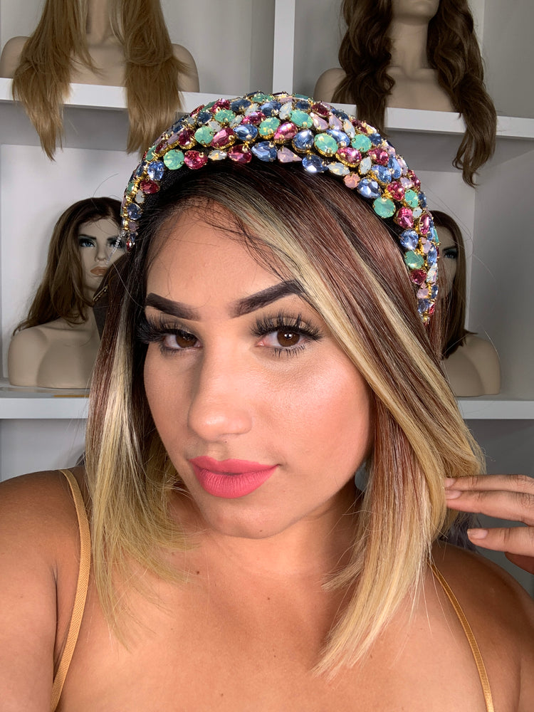 Pastel Beauty Crystal Headband FH02