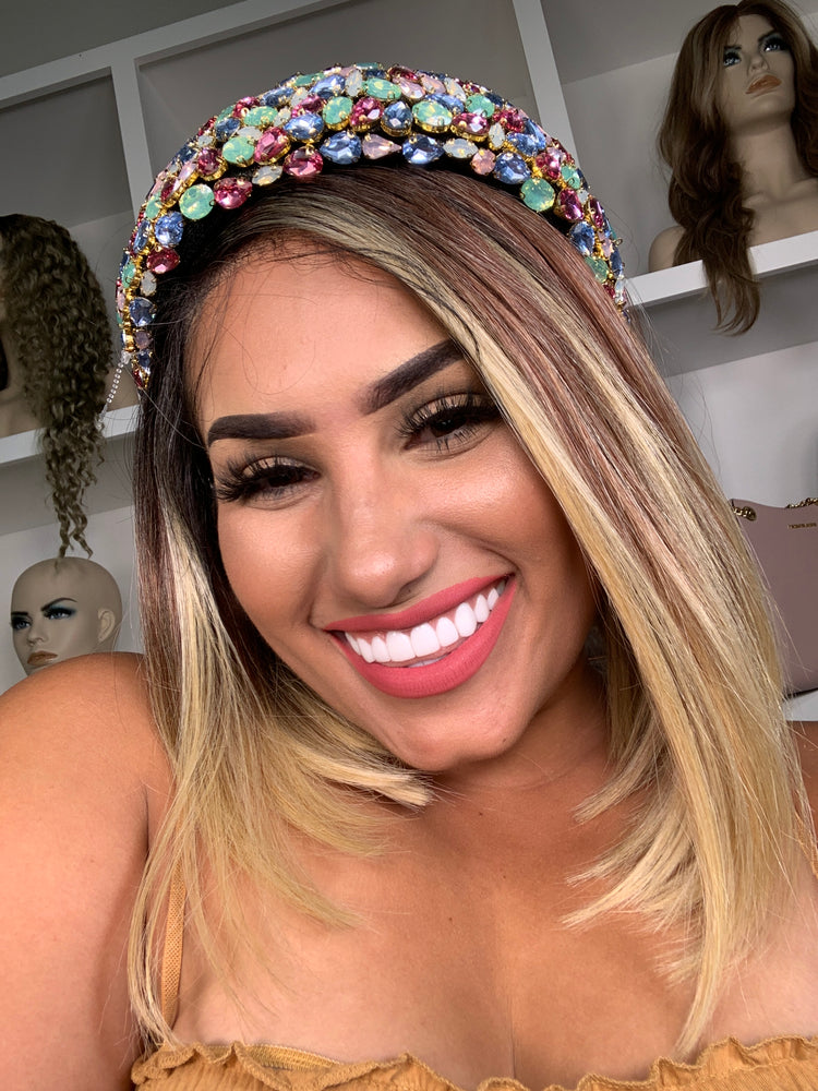 Pastel Beauty Crystal Headband FH02