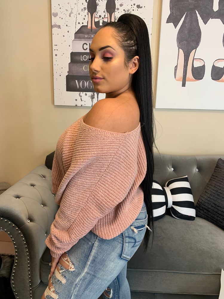 Ponytail Straight Super Long Soft Black/Dark Brown PT10