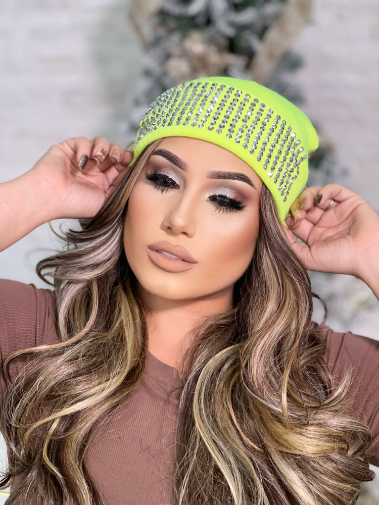 Gorro con brillo de neón BB644