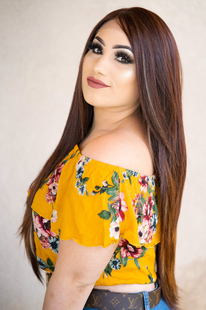 Vine Lace Front Wig (Free Part) *