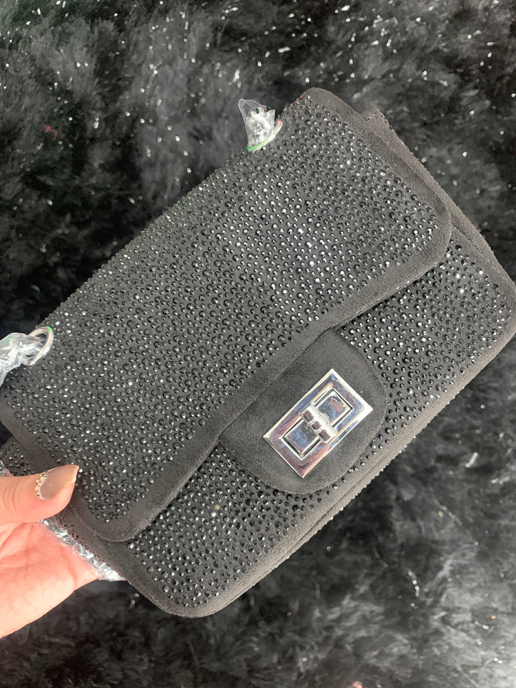 Crystal Black Purse