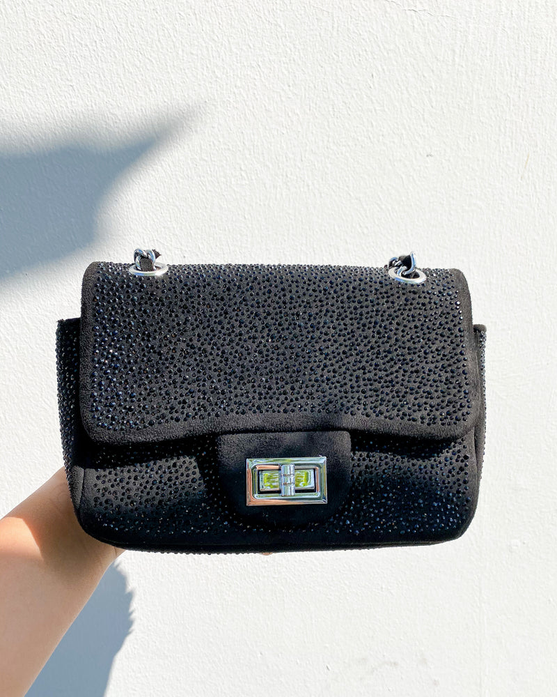 Crystal Black Purse