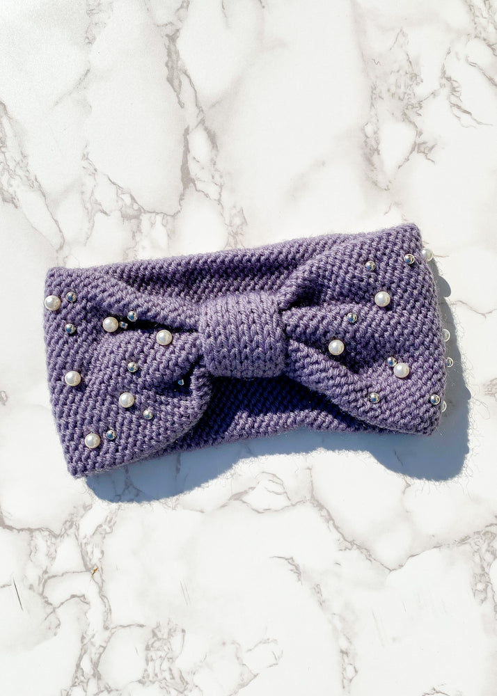 Elegancia Winter Headband (Rustic Purple) BB407